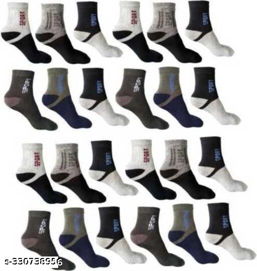 Unisex Striped Ankle Socks