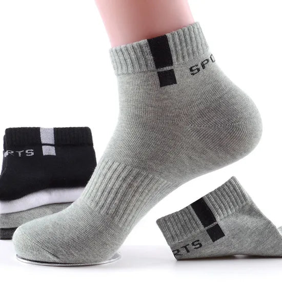 Unisex Striped Ankle Socks