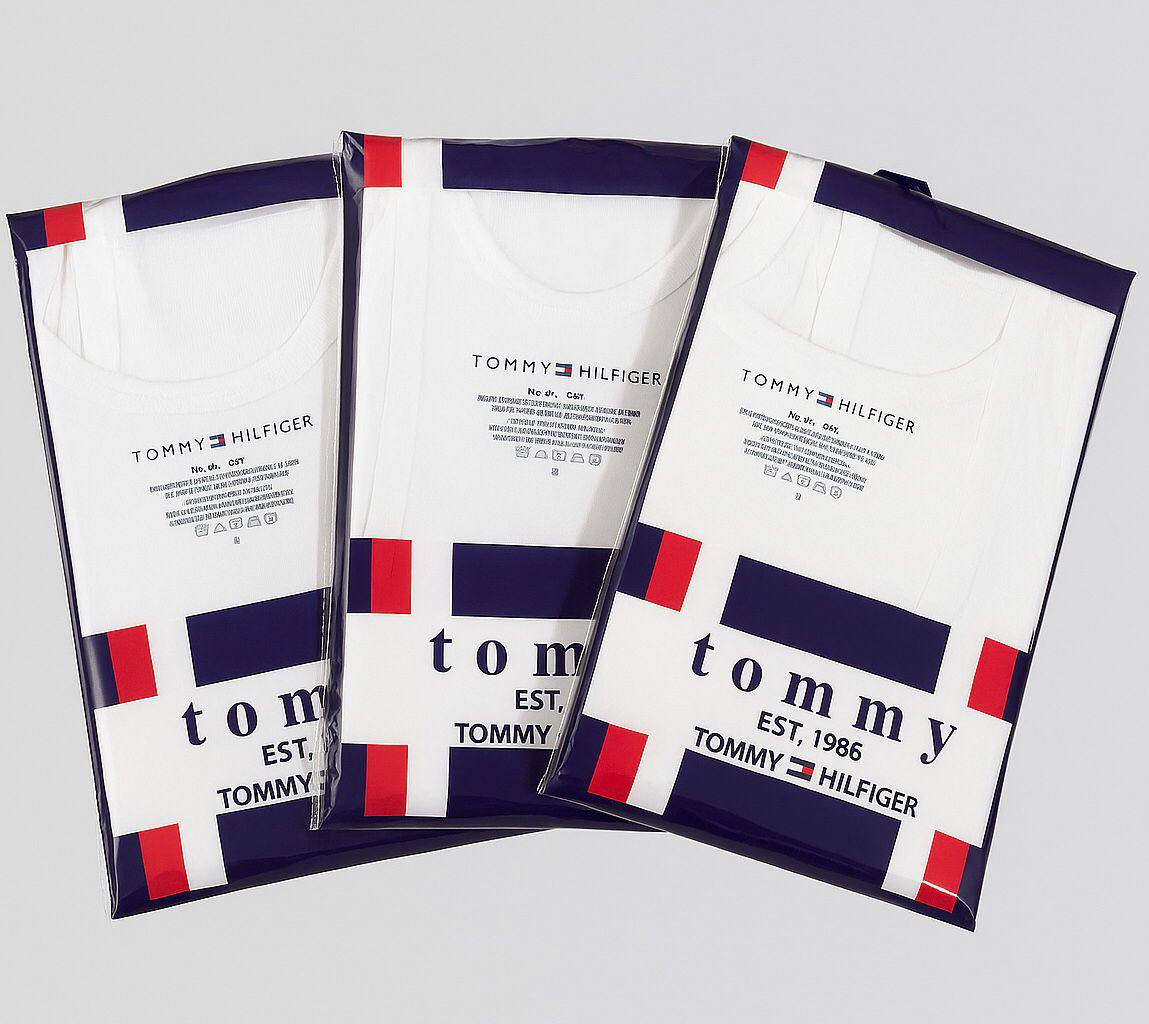 Tommy Hilfiger Men’s Slim Fit Cotton Top Tank/Sando Vest – Pack of 3
