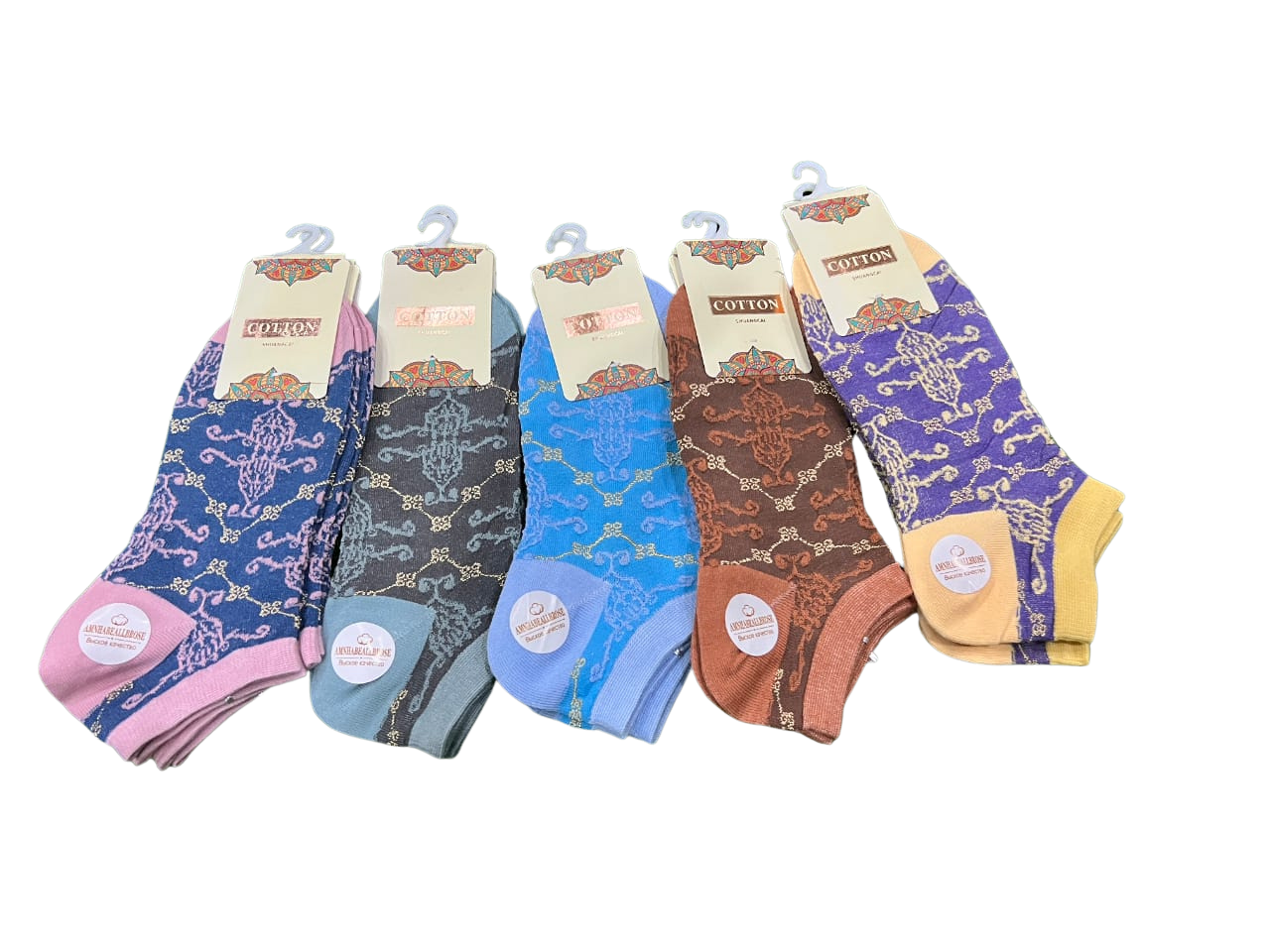 Females STRIPED Ankle Socks
