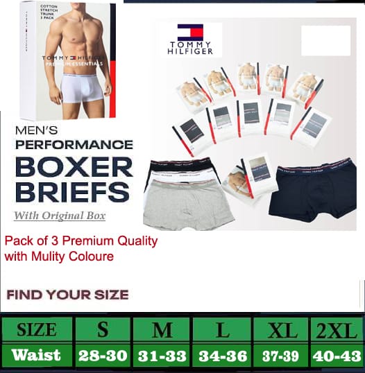 Tommy Hilfiger Men’s Everyday Essentials Cotton Boxer – Pack of 3