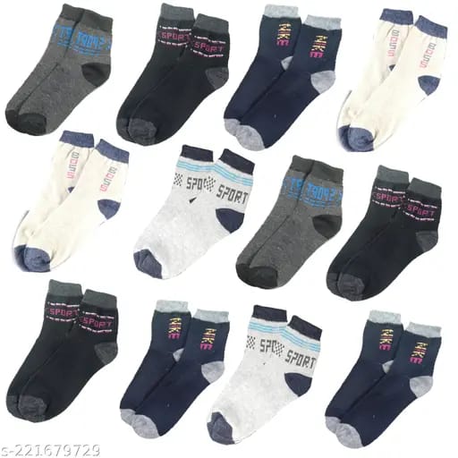 Unisex Striped Ankle Socks – Pack of 6 Pairs