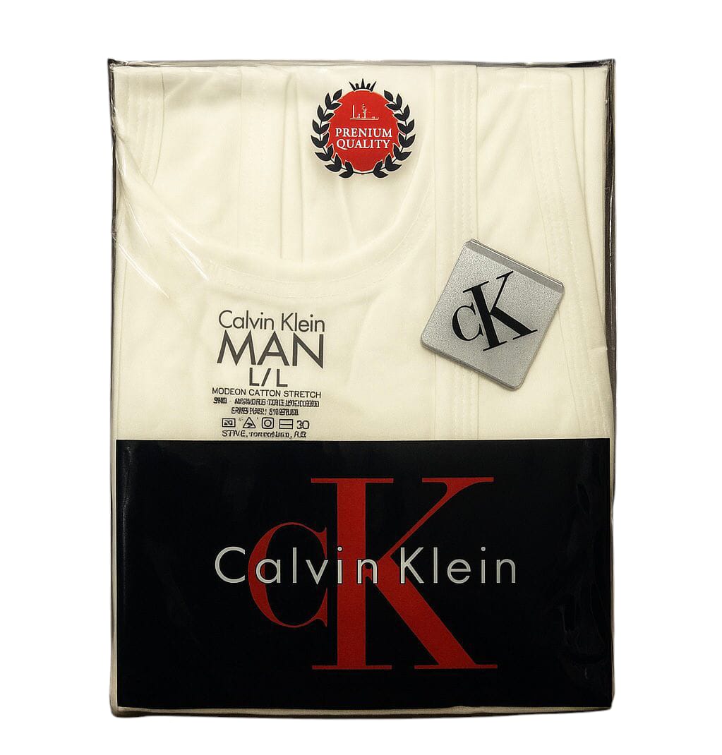 Calvin Klein Men’s Modern Cotton Stretch Tank Tops – 3 Pack (White)